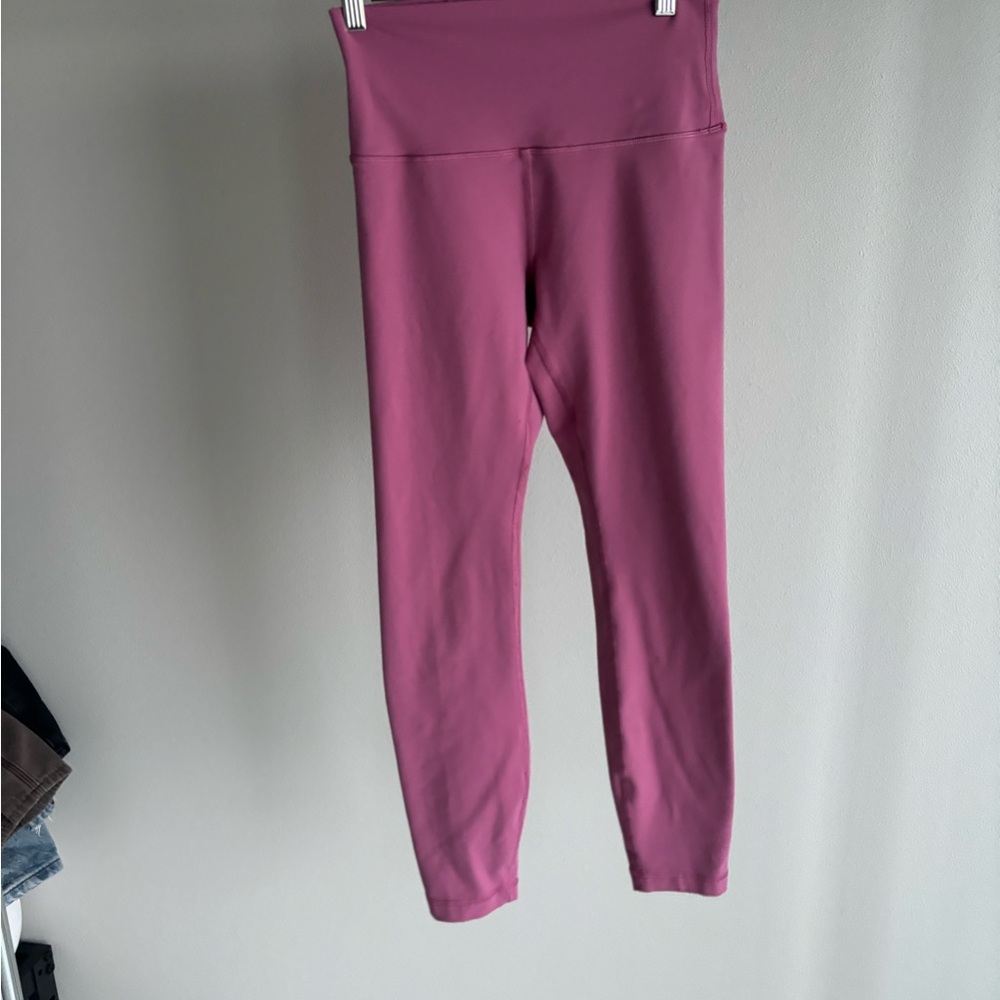 Lululemon Athletica Pink Leggings High-Waisted Stretchy